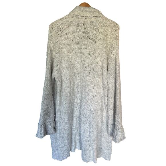 Z Supply Helen Chunky Oversized Cardigan Women’s Small Light Gray Pockets - Picture 2 of 7